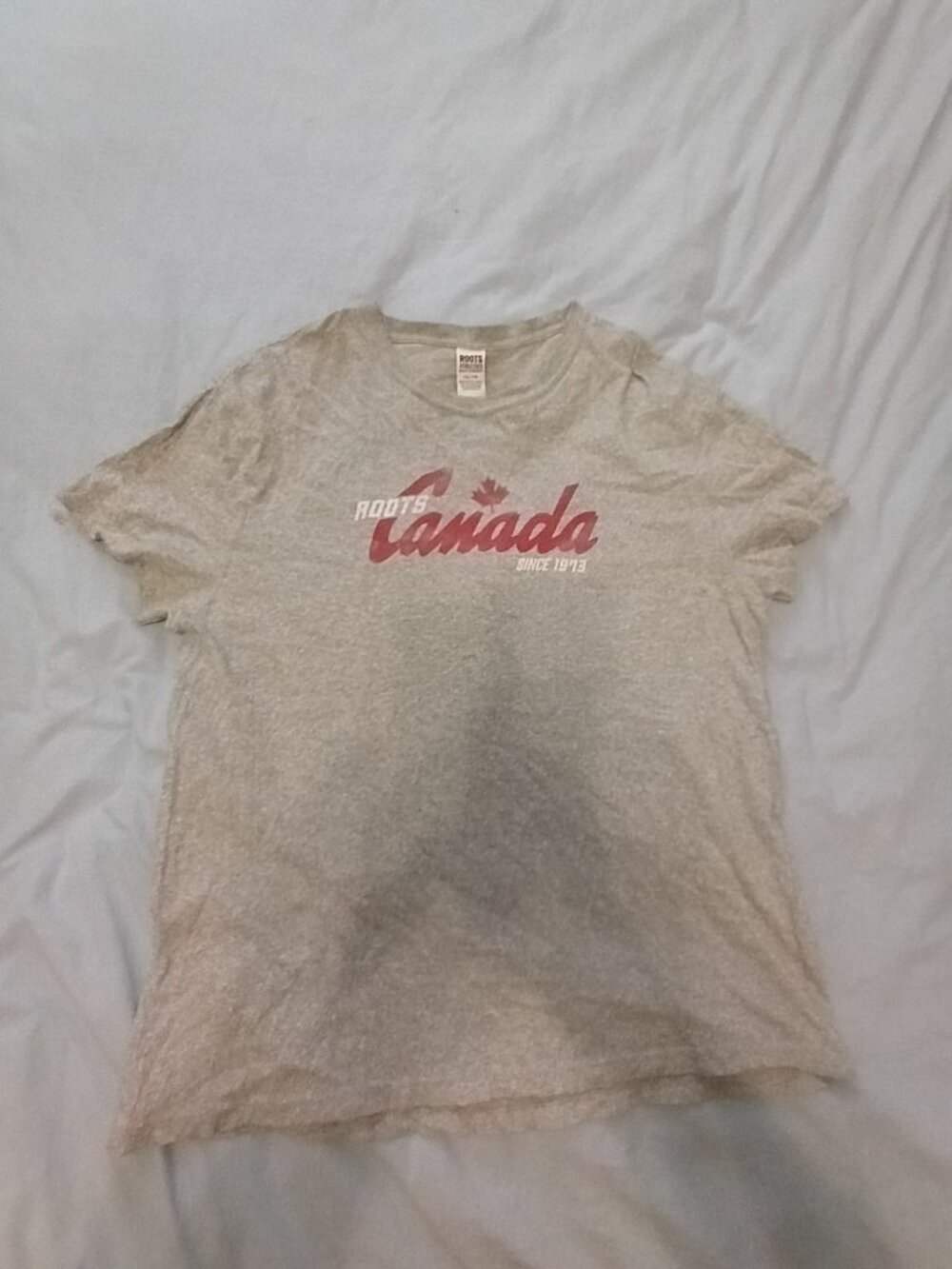 Vintage Roots Canada grey graphic tee shirt